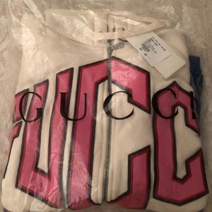 Gucci zip hoodie